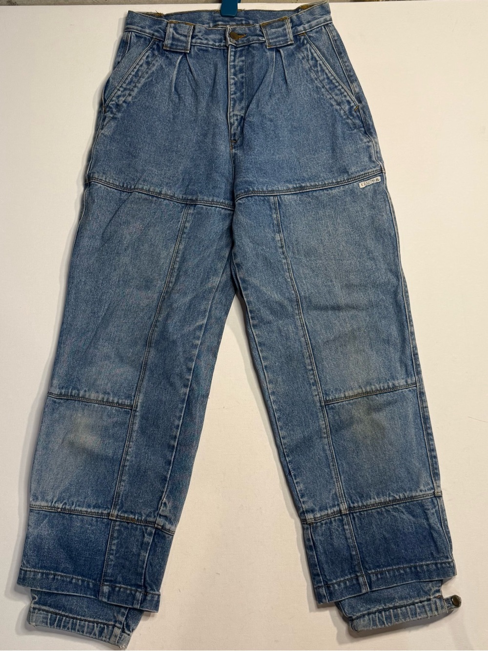 Cruiser Vintage Pleated Denim Jeans